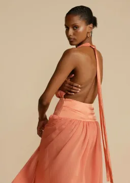 Arcina Ori Serena Dress Maxi Coral Size M for rent on The Volte - image 8