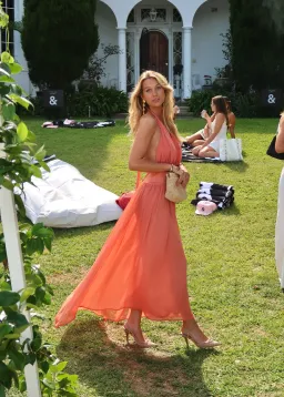 Arcina Ori Serena Dress Maxi Coral Size M for rent on The Volte - image 3