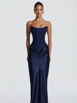 Babyboo Maggie Maxi Dress in Navy Size S for rent on The Volte - image 1