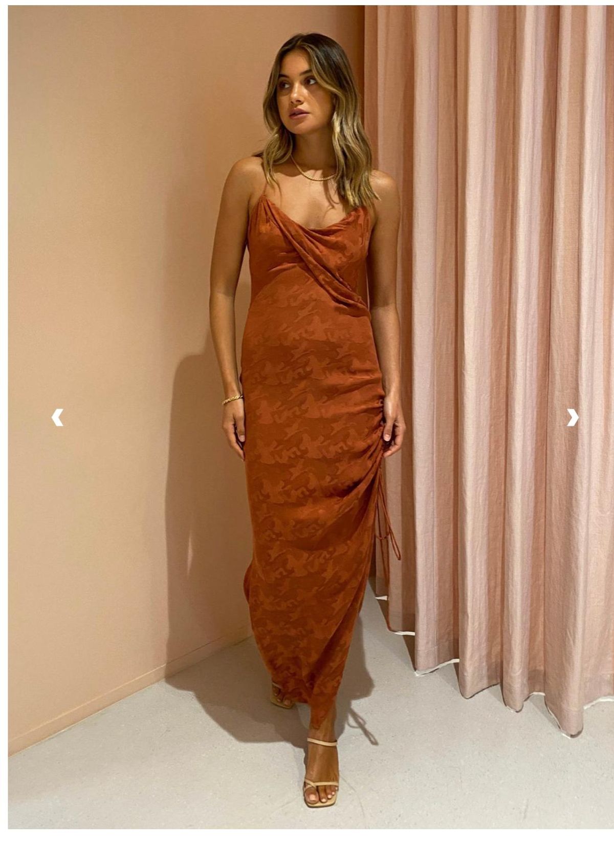 One fell Swoop Venus Maxi Dress in Rust - Image 1