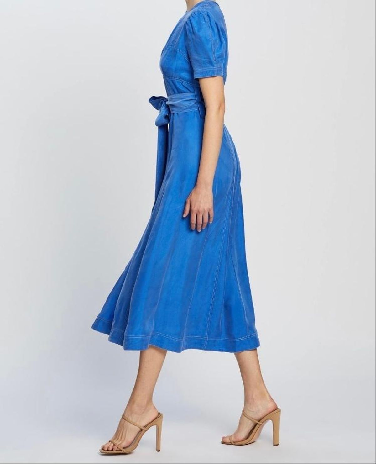 Alice McCall Eyes On You Midi Dress Blue Size 10 - Image 2