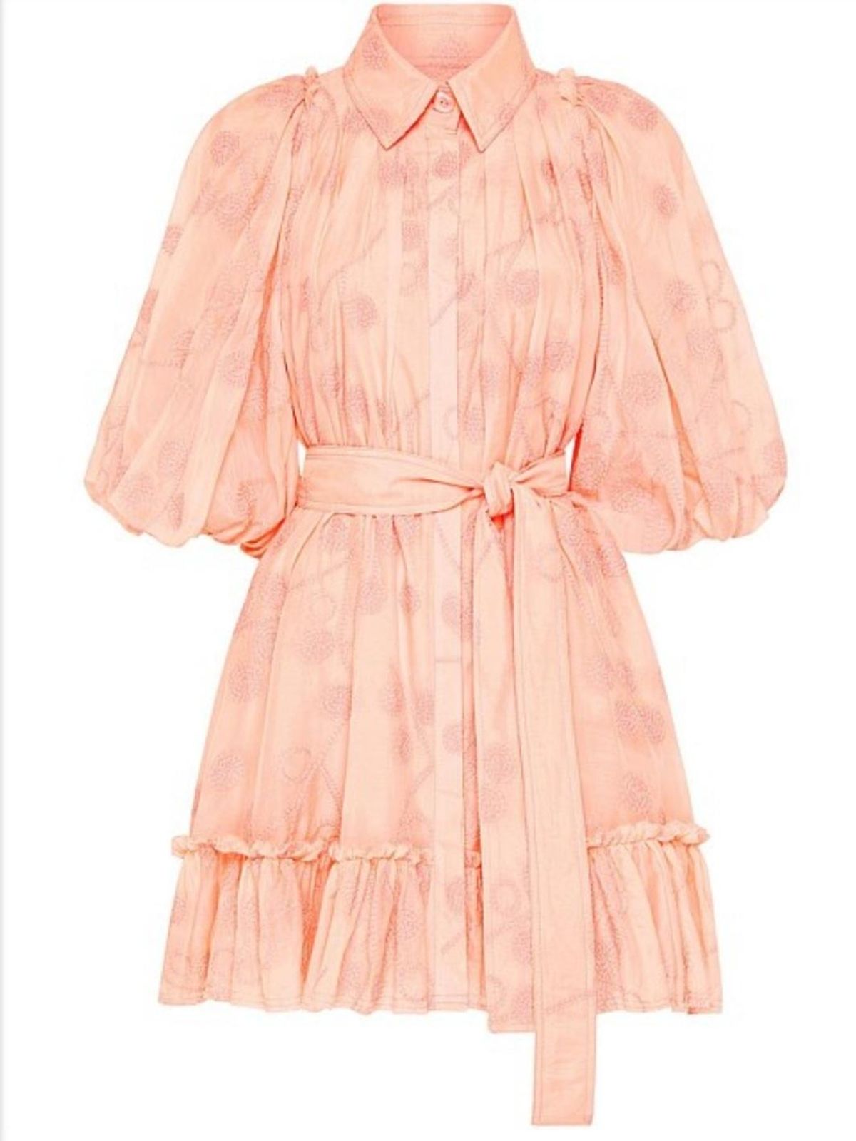 Aje Textural Mini Dress Floral Size 12 - Image 2