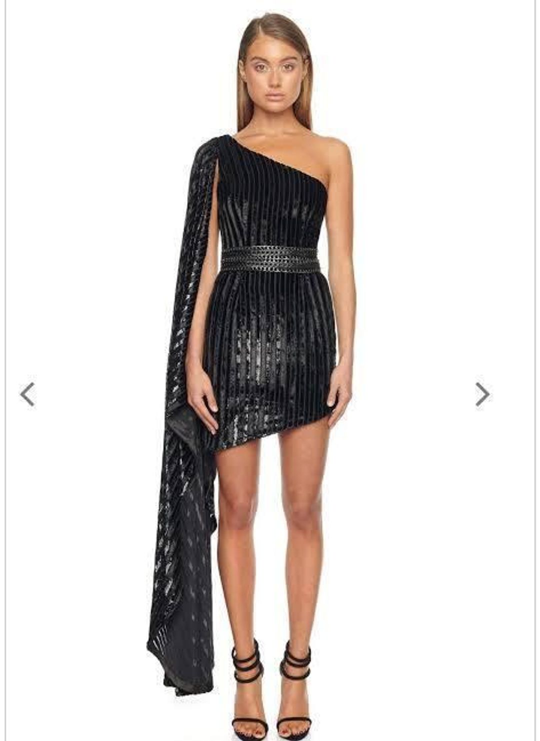 Eliya The Label Xenia Dress Black Size 10 for rent on The Volte - main image