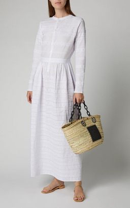 Sir The Label Cotton Elke Pleated Maxi Dress White | AU 10 for rent on The Volte - image 3