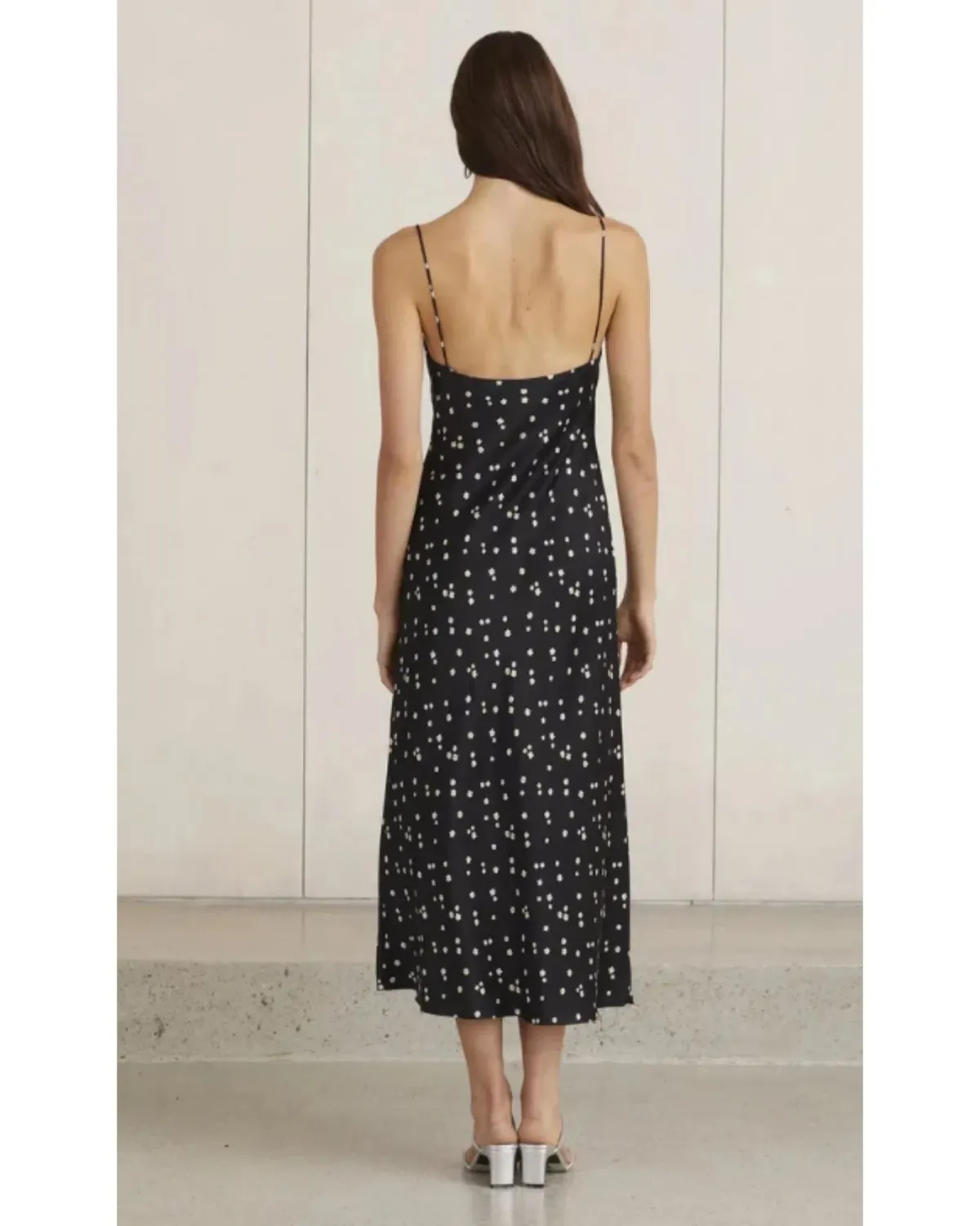 Bec & Bridge Miss Daisy Slip Dress in Black Size AU 8 - Image 3