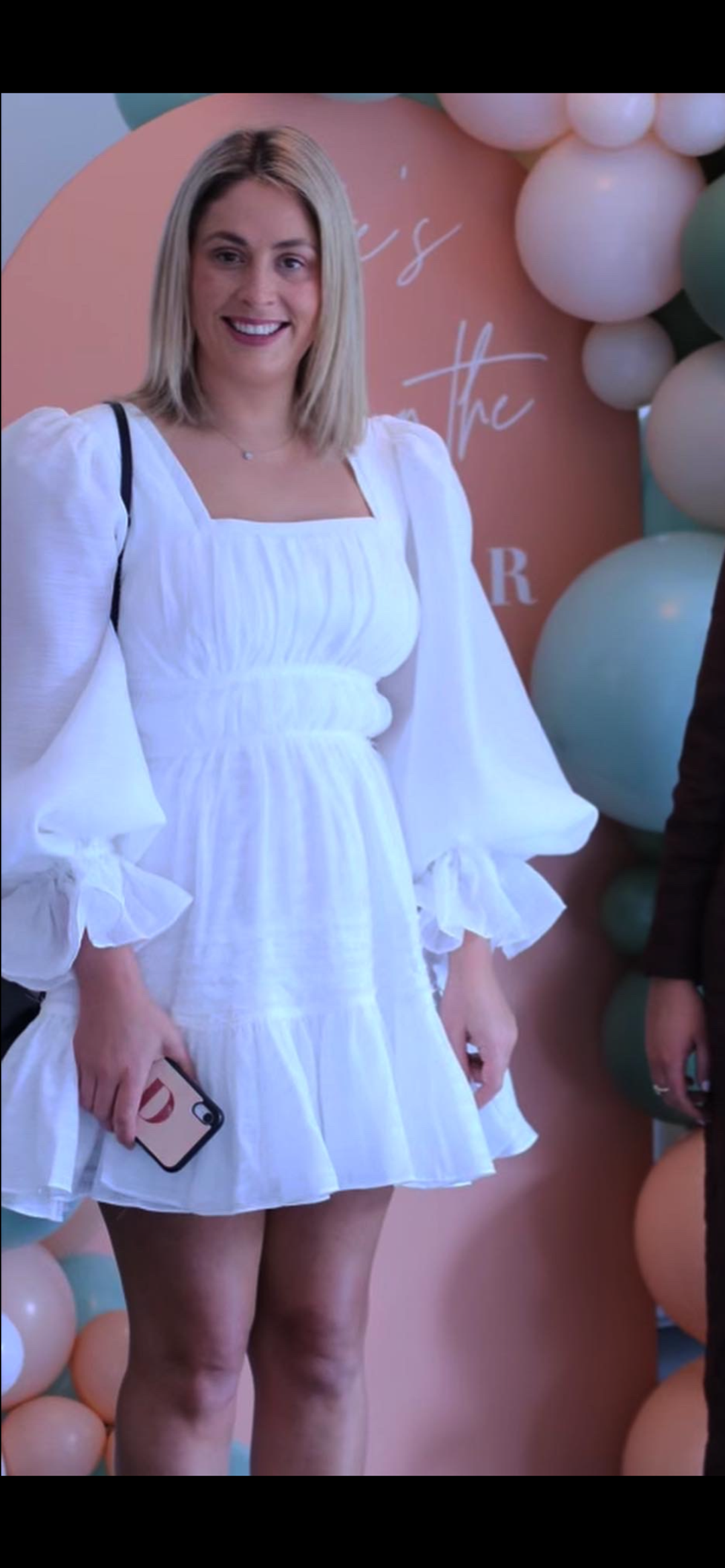 Aje Impression Dress White Size 10 for rent on The Volte - main image