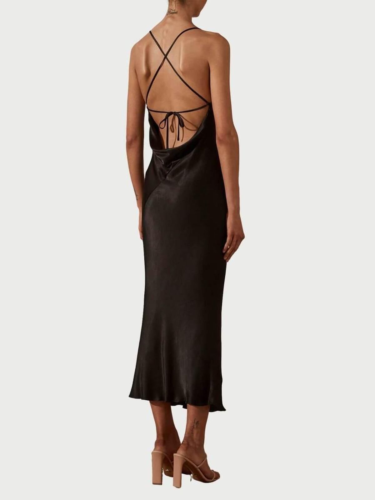 Shona Joy Cowl Back Midi Dress - Image 2