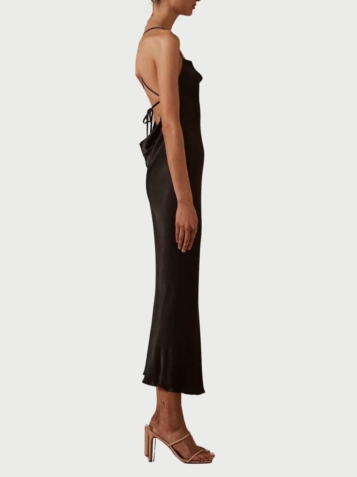 Shona Joy Cowl Back Midi Dress - Image 4