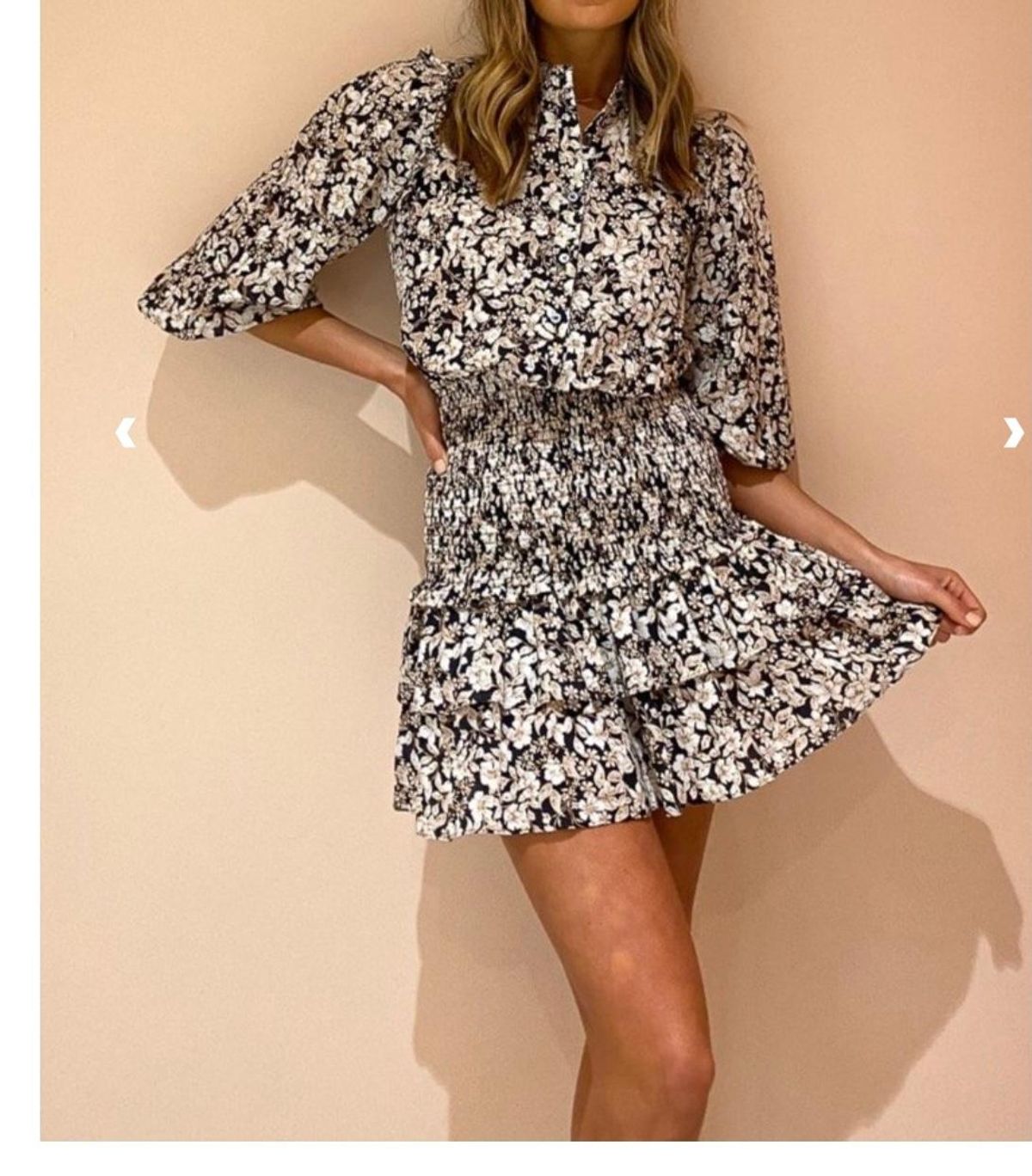 Forbidden Forest Mini Dress Print Size 6 - Image 2
