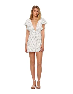 Bec & Bridge Petit Miam Plunge Dress Print Size 6 for rent on The Volte - image 1