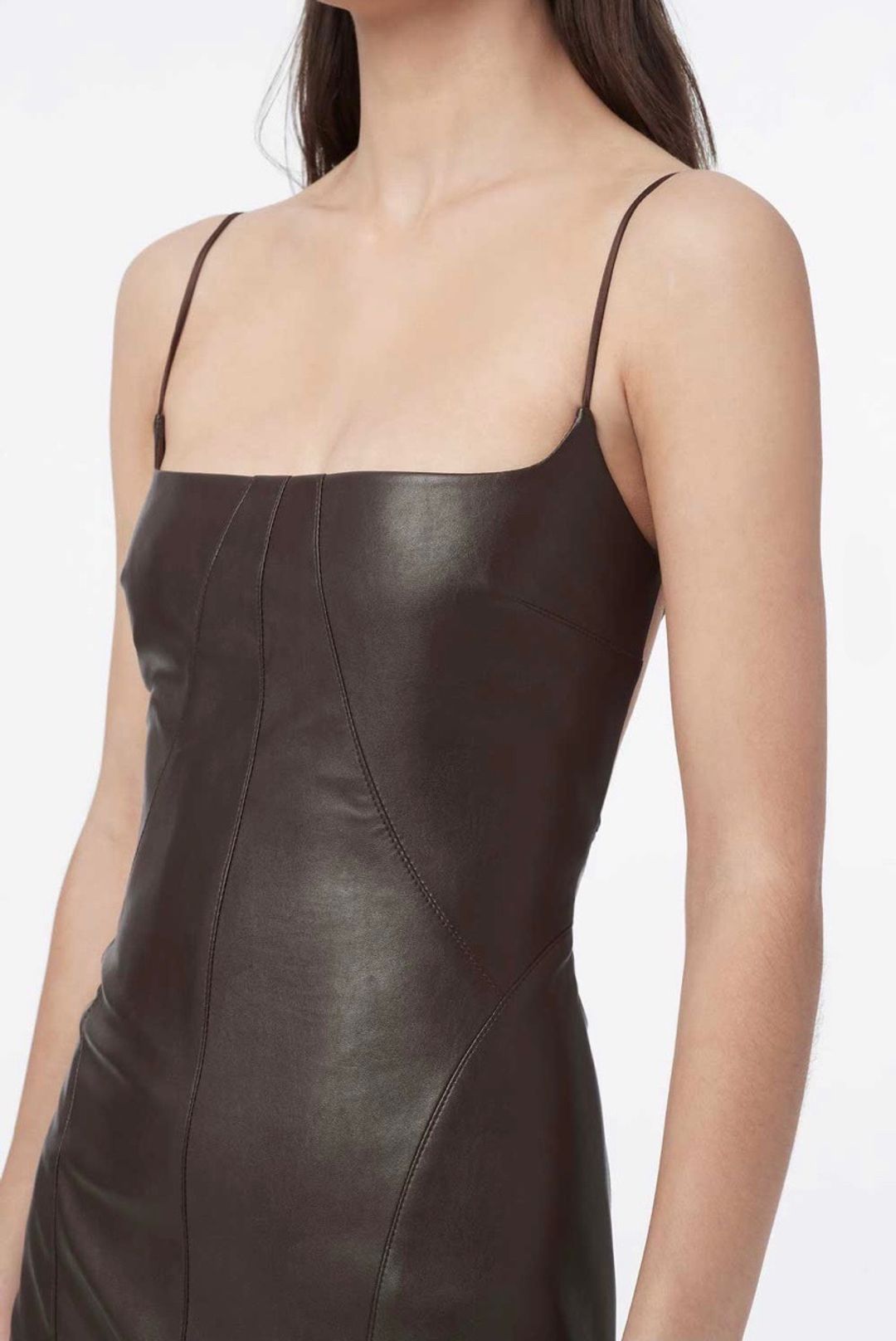 Manning Cartell Alter Egos Backless Midi Dress Brown Size 4 for rent on The Volte - main image