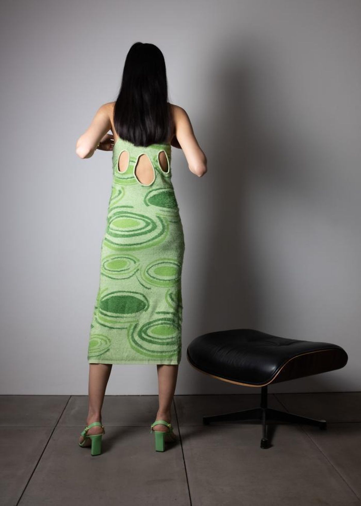 House of Sunny Hockney Dress Green Size 10 - Image 3