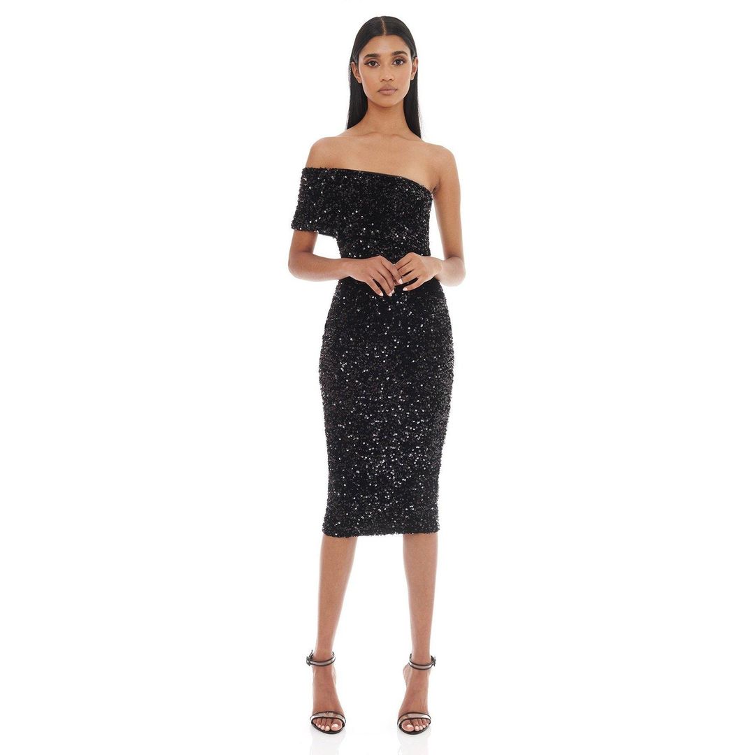 ALYSSA DRESS BLACK | ELIYA for rent on The Volte - main image