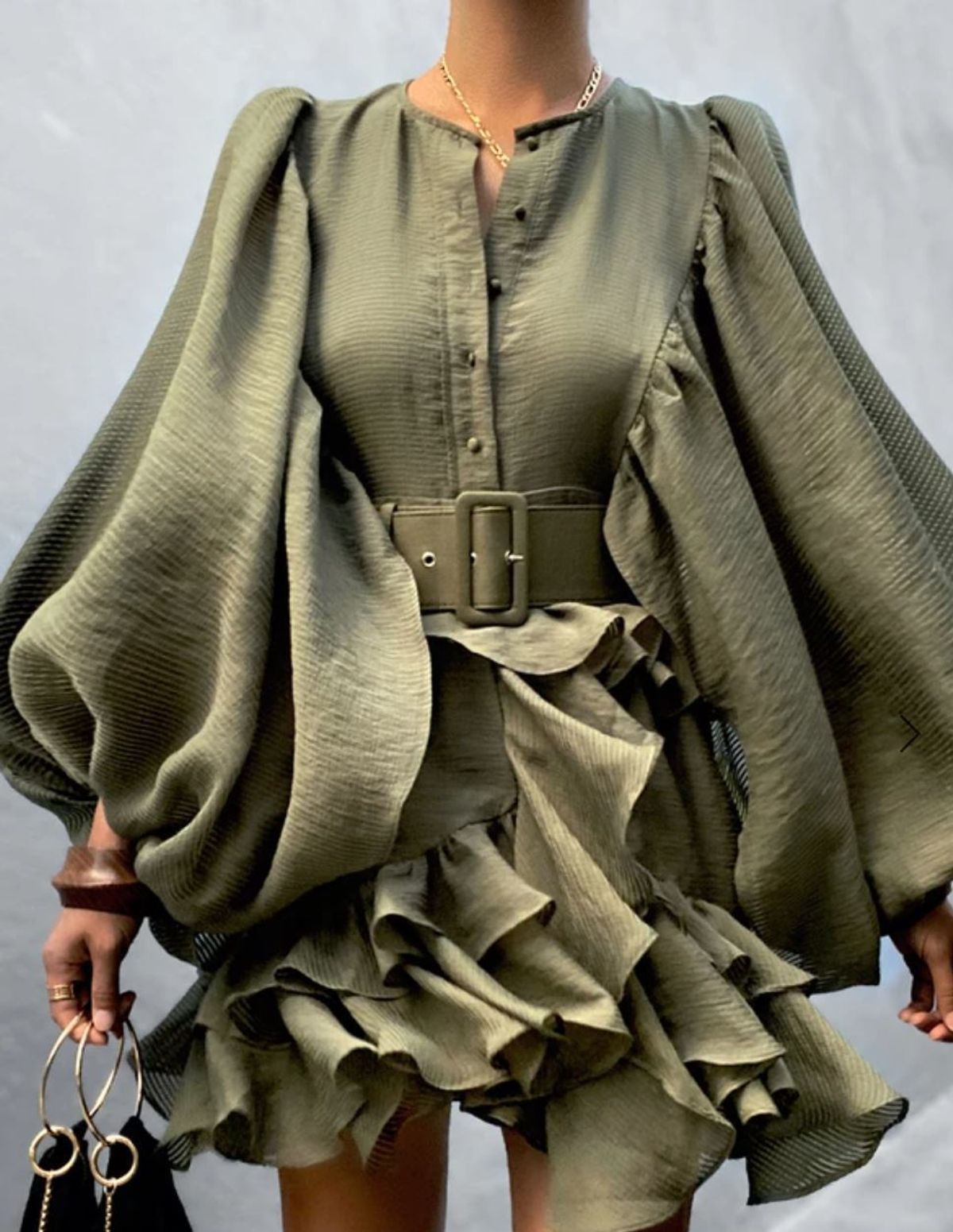 CHARLOTTE DRAPED MINI DRESS - SIZE 6 for rent on The Volte - main image