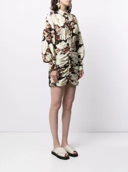 Sir The Label Vivienne Shirt Dress Mini Floral Print | AU 10 for rent on The Volte - image 1