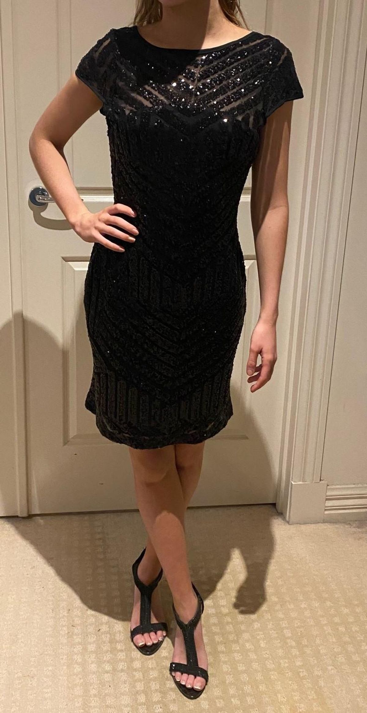 Langhem Gorgeous Dress Black Size 10 for rent on The Volte - main image