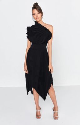 Mossman The Lady Like Dress Black Size 12 for rent on The Volte - image 1