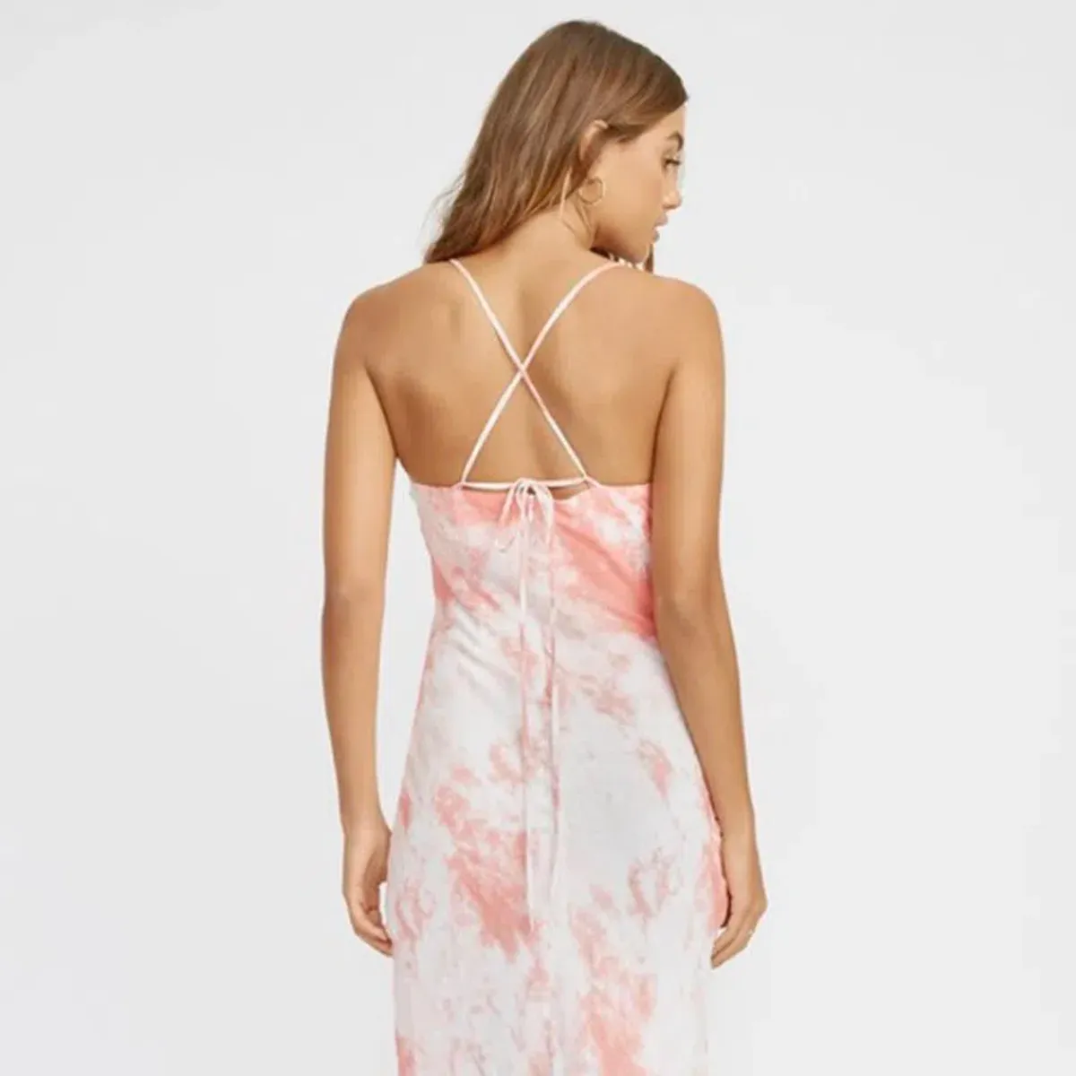 Kookai Destiny Slip Midi Dress Print Size 6 - Image 2