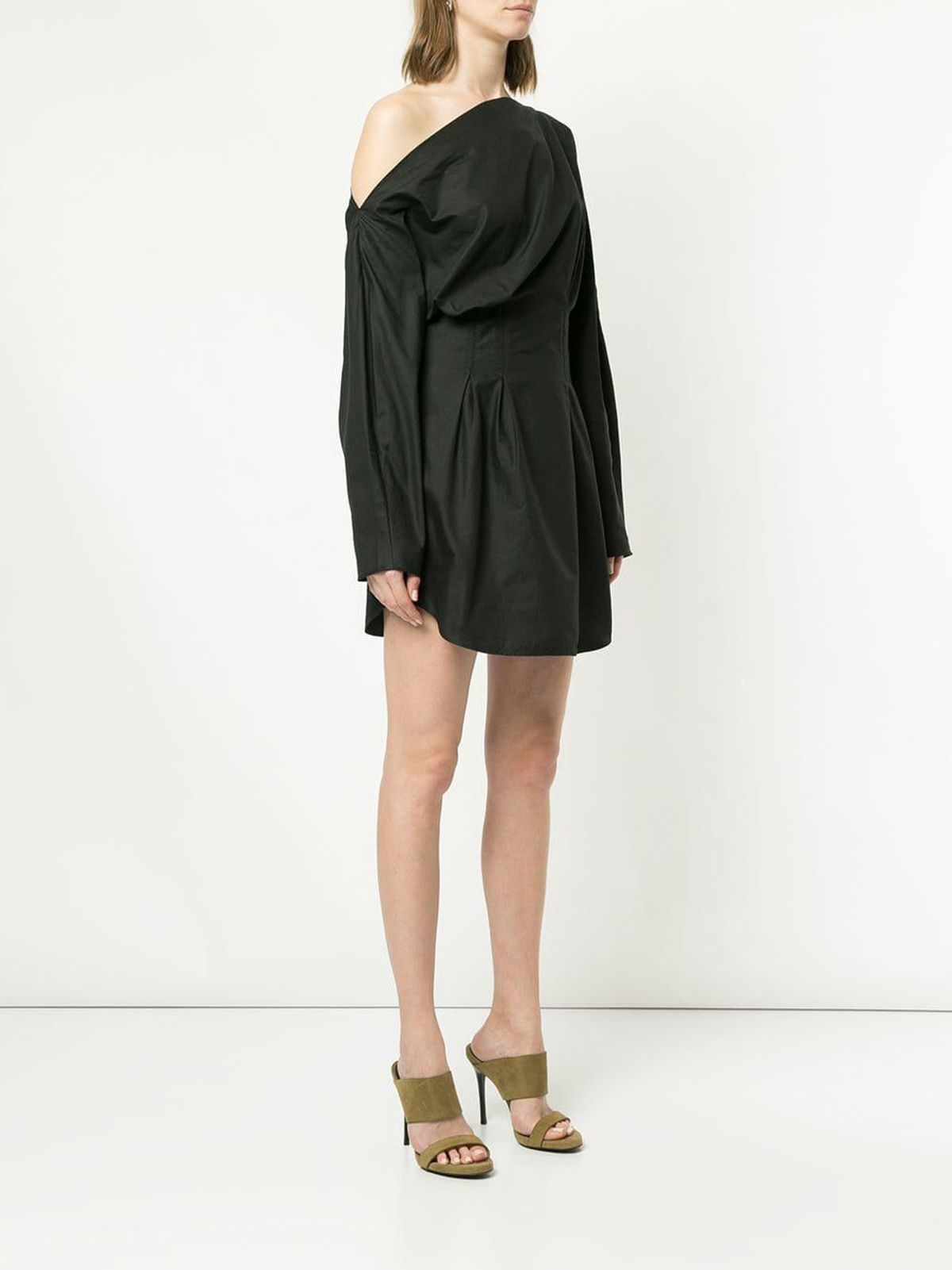 Camilla & Marc Steinem Off Shoulder Dress Black Size 8 - Image 1