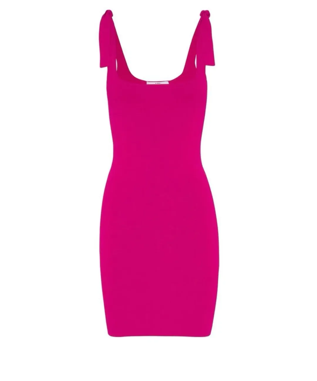 By Johnny Tie Up Knit Mini Dress Pink Size M / AU 10 for rent on The Volte - main image