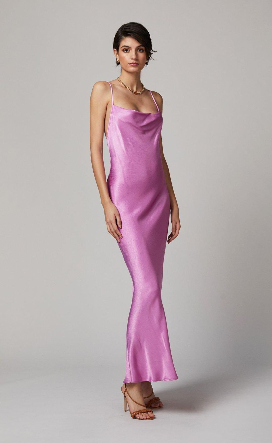 Bec & Bridge Lucie Maxi Dress Pink Size 10 for rent on The Volte - main image