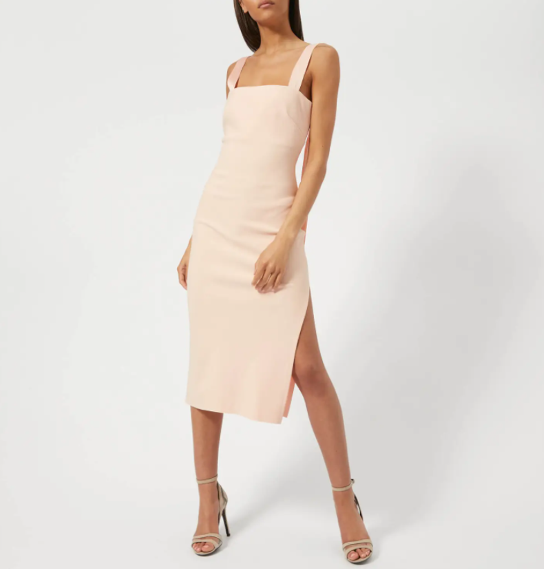 Bec & Bridge Marvellous Tie Dress Peach Size 12 for rent on The Volte - main image