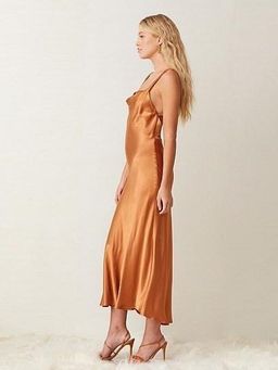 Bec & Bridge Lani Midi Dress Caramel Size 6 for rent on The Volte - image 2