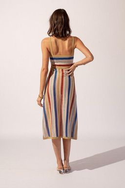 Suboo Mila Stripe Dress Print Size 6 for rent on The Volte - image 2