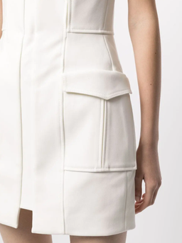 Dion Lee Pocket Bustier Mini Dress White Size 8 for rent on The Volte - image 4