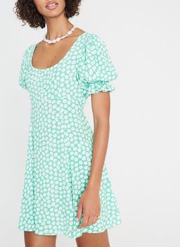 Faithfull the Brand La Barben Mini Dress Print Size 8 for rent on The Volte - image 2