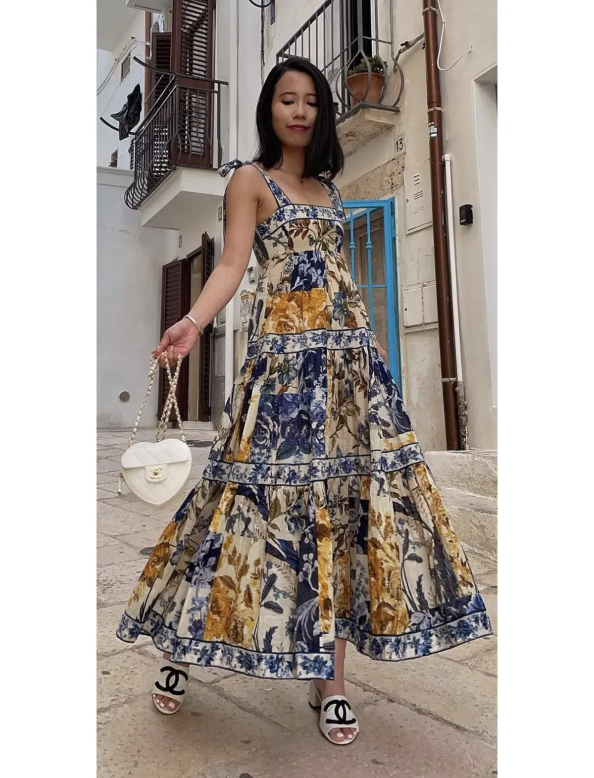 Zimmermann Aliana Midi Dress Floral Size 1/AU 10 for rent on The Volte - main image
