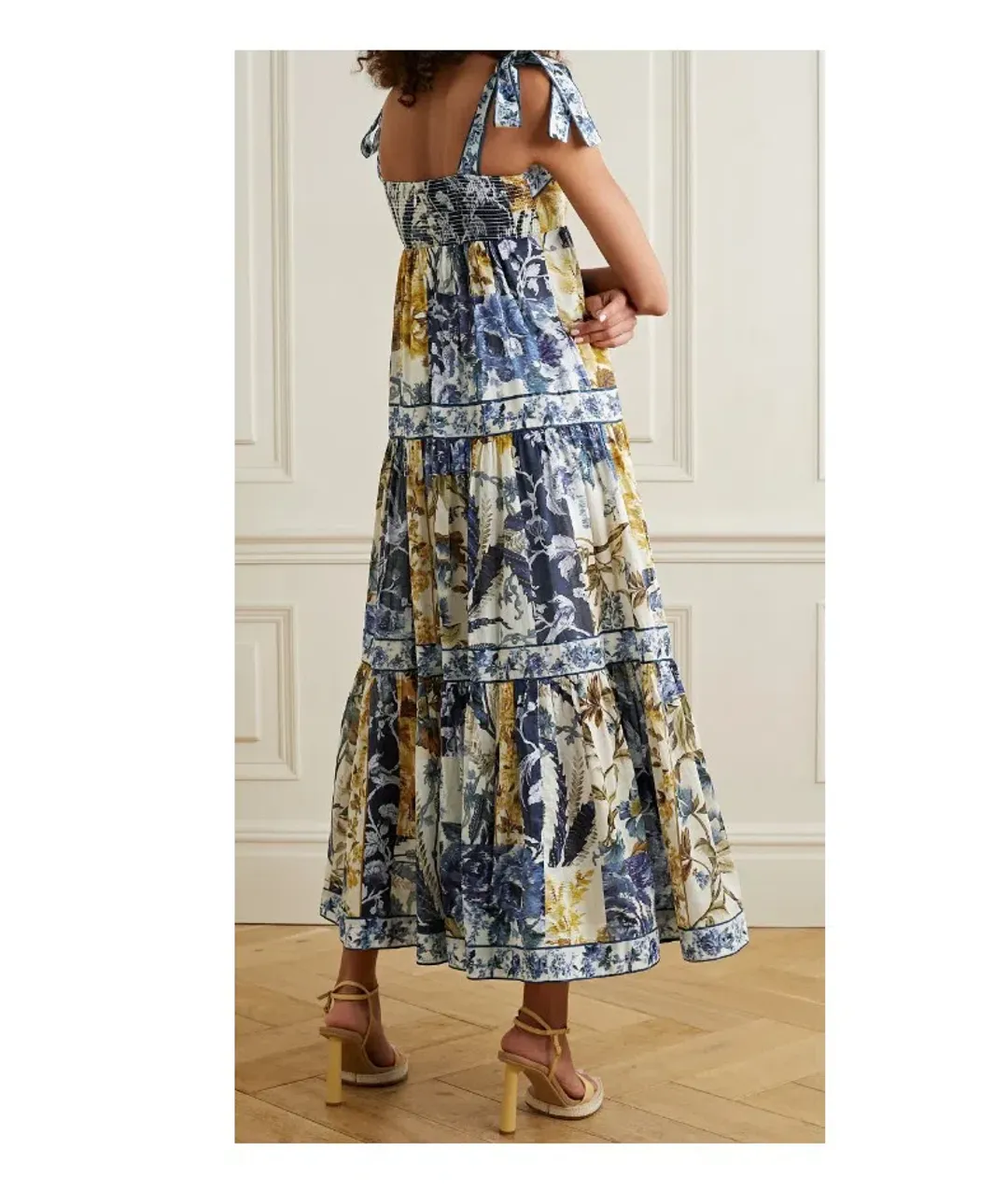 Zimmermann Aliana Midi Dress Floral Size 1/AU 10 for rent on The Volte - main image
