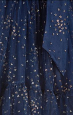 Zimmermann Rhythm Ruched Glitter Mini Dress Blue Size 1/ AU 10 for rent on The Volte - image 4