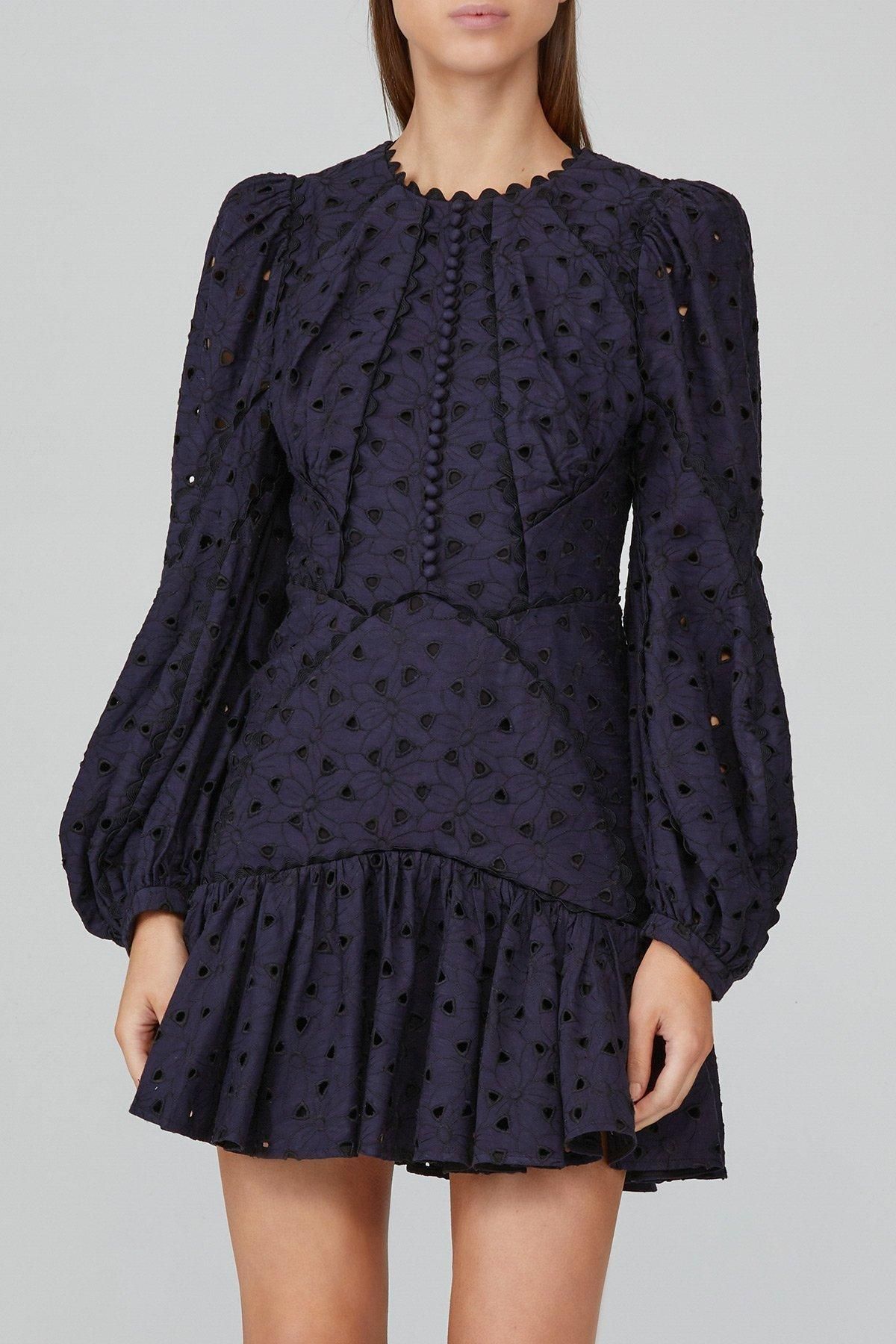 Acler Walker Dress Blue Size 6 - Image 4