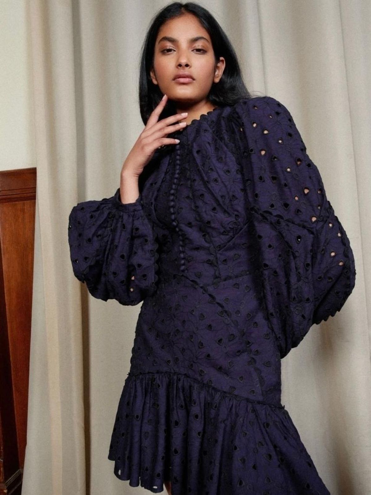 Acler Walker Dress Blue Size 6 - Image 1