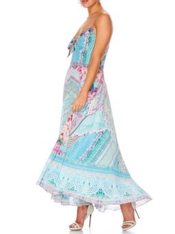 Camilla Garden State Long Dress With Tie Front Size 14 for rent on The Volte - image 2
