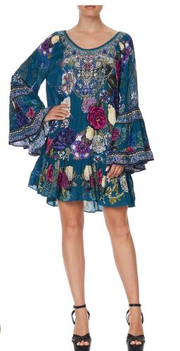 Camilla Lunar Gazing A Line Frill Mini Dress Size L / AU 14 for rent on The Volte - image 5
