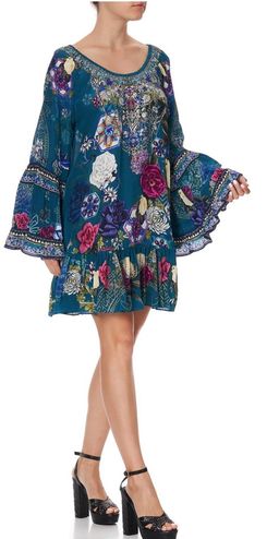 Camilla Lunar Gazing A Line Frill Mini Dress Size L / AU 14 for rent on The Volte - image 2