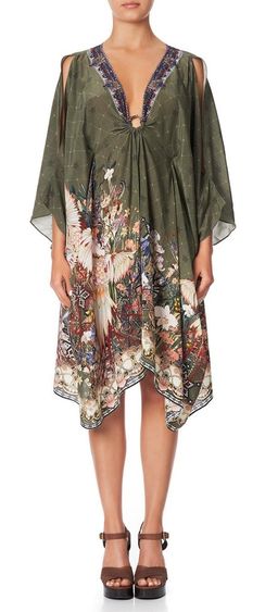 Camilla Watchful Wings Short Kaftan One Size for rent on The Volte - image 2