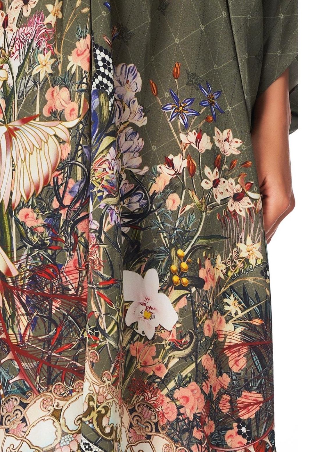 Camilla Watchful Wings Short Kaftan One Size for rent on The Volte - main image