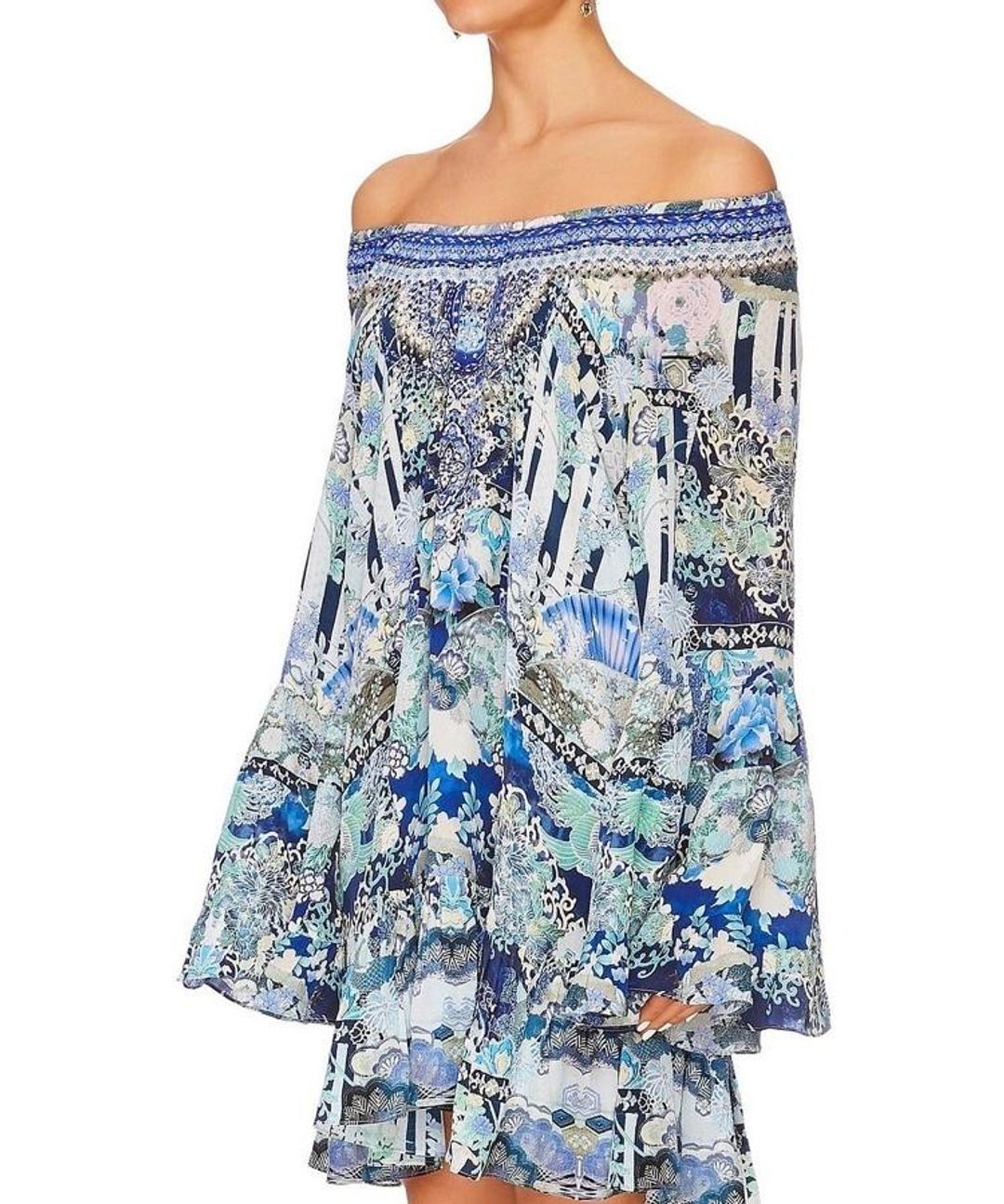 Camilla 'Cloud Dancer' A Line Frill Dress Size M for rent on The Volte - main image
