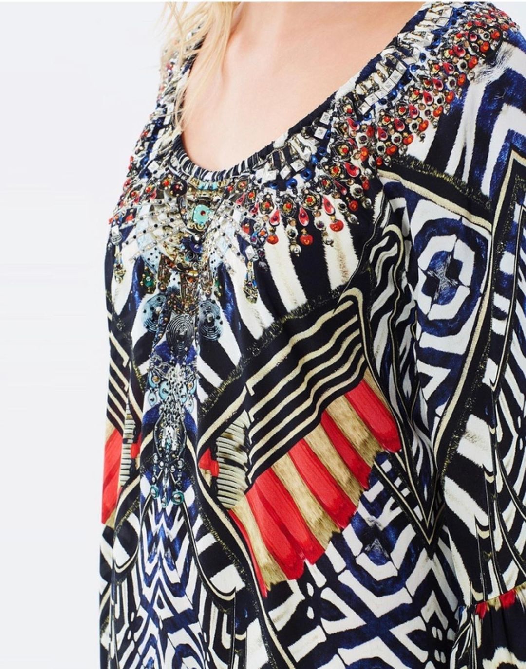 Camilla 'Louwalan Tales' A Line Frill Dress Size S for rent on The Volte - main image