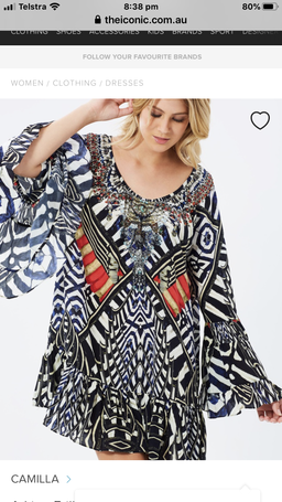 Camilla 'Louwalan Tales' A Line Frill Dress Size S for rent on The Volte - image 7