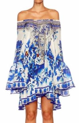 Camilla 'Ring of Roses' A Line Frill dress Size M for rent on The Volte - image 2