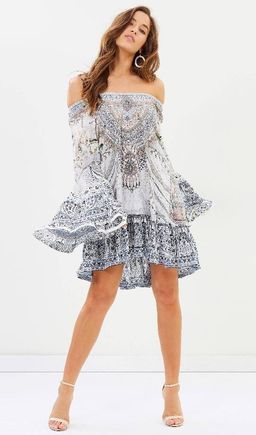 Camilla 'Breakfast with Sylvia' A line frill dress Size M for rent on The Volte - image 2