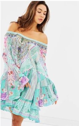 Camilla Garden State A Line Frill Mini Dress Size XL / AU 16 for rent on The Volte - image 5