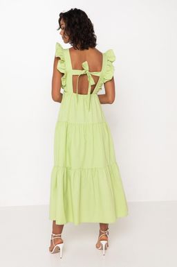 Mossman The Seahaze Maxi Dress Green Size 6 for rent on The Volte - image 2