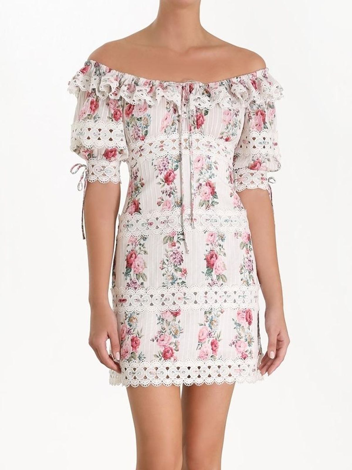 Zimmermann Honour Pintuck Panelled Mini size 8 - Image 2