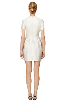 Ellery Swish Mini Dress Silver Size 12 for rent on The Volte - image 3