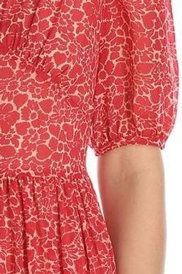 YB J'aime Geranium Silk Chelsea Dress size 10 for rent on The Volte - image 3